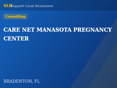 CARE NET MANASOTA PREGNANCY CENTER — Consulting in BRADENTON, FL