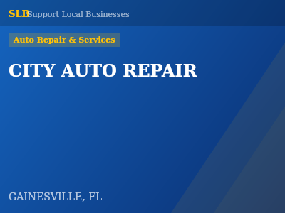 CITY AUTO REPAIR — Auto Repair & Services in GAINESVILLE, FL