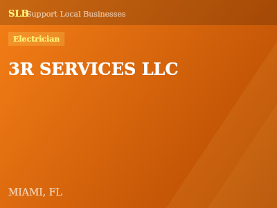 3R SERVICES LLC — Electrician in MIAMI, FL
