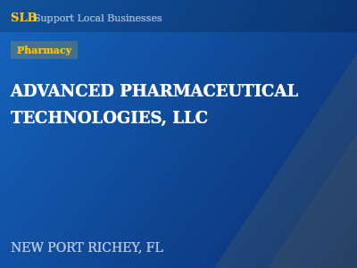 ADVANCED PHARMACEUTICAL TECHNOLOGIES, LLC — Pharmacy in NEW PORT RICHEY, FL