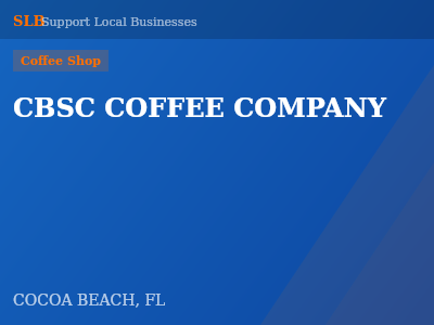 CBSC COFFEE COMPANY — Coffee Shop in COCOA BEACH, FL