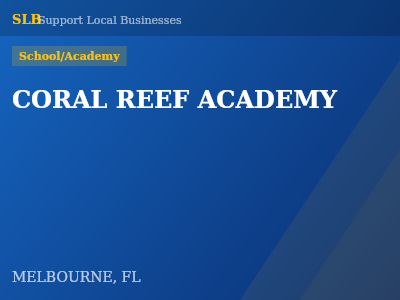 CORAL REEF ACADEMY — School/Academy in MELBOURNE, FL