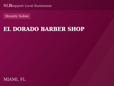 EL DORADO BARBER SHOP — Beauty Salon in MIAMI, FL