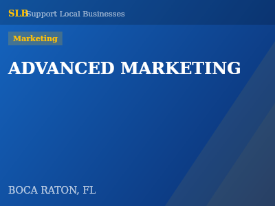 ADVANCED MARKETING — Marketing in BOCA RATON, FL