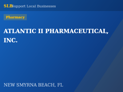 ATLANTIC II PHARMACEUTICAL, INC. — Pharmacy in NEW SMYRNA BEACH, FL