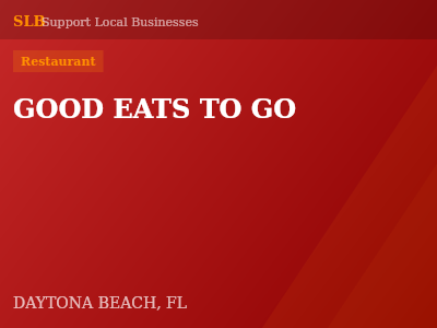 GOOD EATS TO GO — Restaurant in DAYTONA BEACH, FL