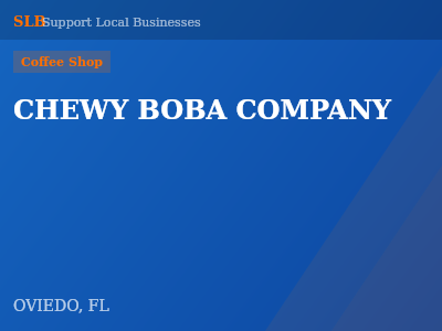 CHEWY BOBA COMPANY — Coffee Shop in OVIEDO, FL