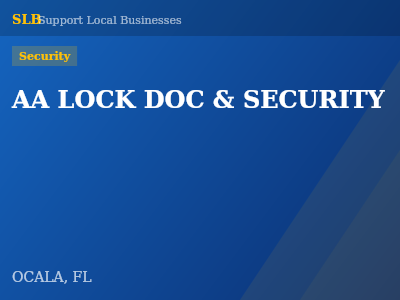 AA LOCK DOC & SECURITY — Security in OCALA, FL