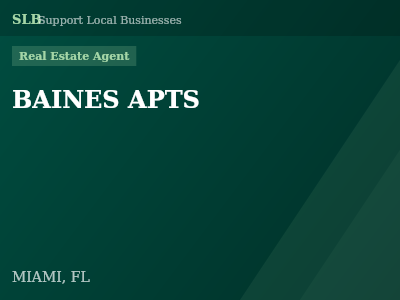 BAINES APTS — Real Estate Agent in MIAMI, FL