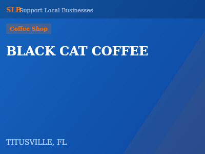 BLACK CAT COFFEE — Coffee Shop in TITUSVILLE, FL