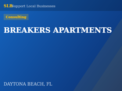 BREAKERS APARTMENTS — Consulting in DAYTONA BEACH, FL
