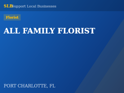ALL FAMILY FLORIST — Florist in PORT CHARLOTTE, FL