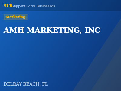 AMH MARKETING, INC — Marketing in DELRAY BEACH, FL