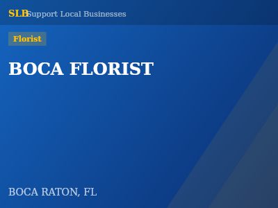 BOCA FLORIST — Florist in BOCA RATON, FL