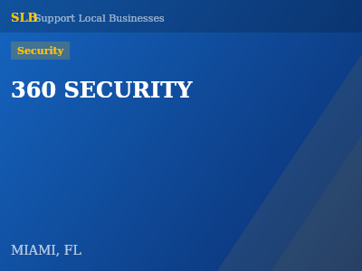 360 SECURITY — Security in MIAMI, FL