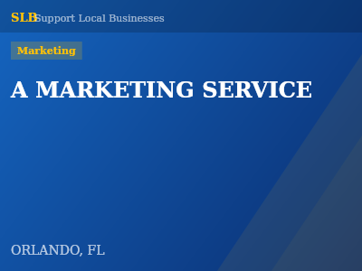 A MARKETING SERVICE — Marketing in ORLANDO, FL