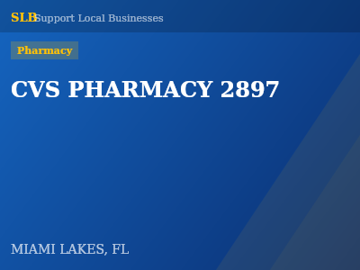 CVS PHARMACY 2897 — Pharmacy in MIAMI LAKES, FL