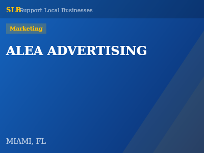 ALEA ADVERTISING — Marketing in MIAMI, FL