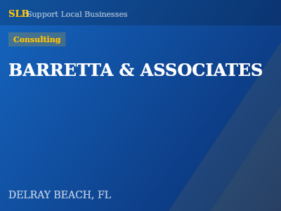 BARRETTA & ASSOCIATES — Consulting in DELRAY BEACH, FL