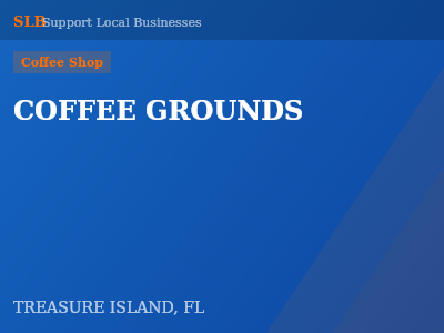 COFFEE GROUNDS — Coffee Shop in TREASURE ISLAND, FL