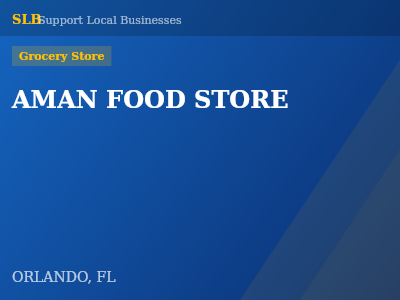 AMAN FOOD STORE — Grocery Store in ORLANDO, FL