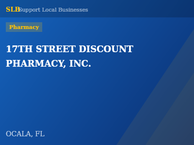 17TH STREET DISCOUNT PHARMACY, INC. — Pharmacy in OCALA, FL