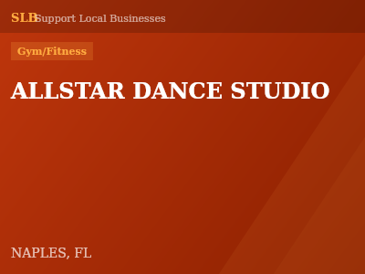 ALLSTAR DANCE STUDIO — Gym/Fitness in NAPLES, FL