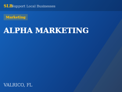 ALPHA MARKETING — Marketing in VALRICO, FL
