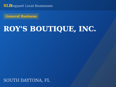 ROY'S BOUTIQUE, INC. — General Business in SOUTH DAYTONA, FL