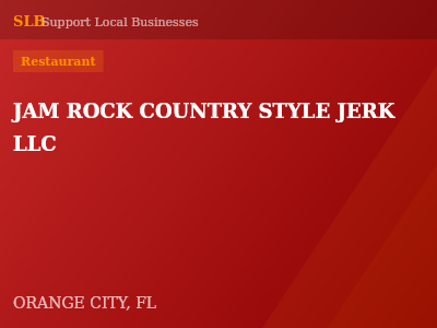 JAM ROCK COUNTRY STYLE JERK LLC — Restaurant in ORANGE CITY, FL