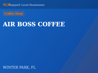 AIR BOSS COFFEE — Coffee Shop in WINTER PARK, FL