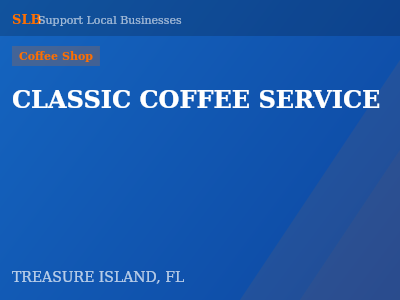 CLASSIC COFFEE SERVICE — Coffee Shop in TREASURE ISLAND, FL