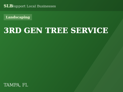 3RD GEN TREE SERVICE — Landscaping in TAMPA, FL