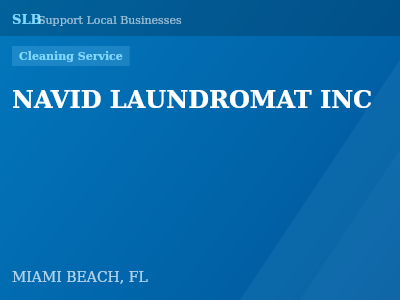 NAVID LAUNDROMAT INC — Cleaning Service in MIAMI BEACH, FL