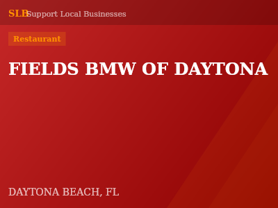 FIELDS BMW OF DAYTONA — Restaurant in DAYTONA BEACH, FL