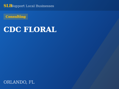 CDC FLORAL — Consulting in ORLANDO, FL
