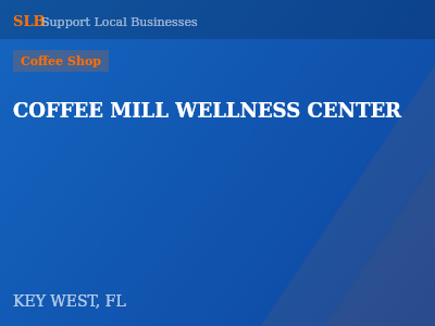 COFFEE MILL WELLNESS CENTER — Coffee Shop in KEY WEST, FL