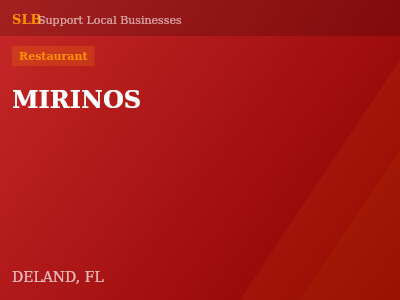 MIRINOS — Restaurant in DELAND, FL