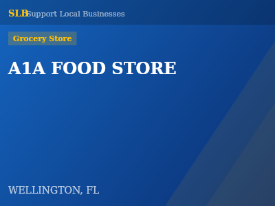A1A FOOD STORE — Grocery Store in WELLINGTON, FL