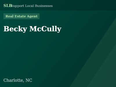 Becky McCully — Real Estate Agent in Charlotte, NC