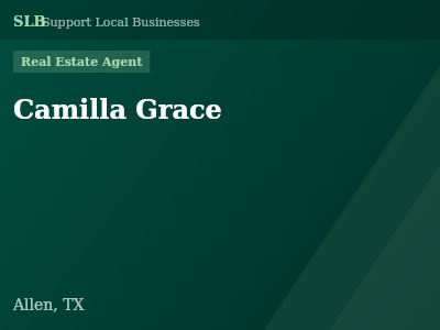 Camilla Grace — Real Estate Agent in Allen, TX