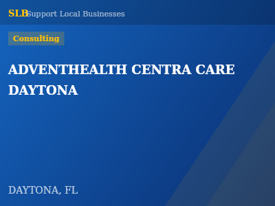 ADVENTHEALTH CENTRA CARE DAYTONA — Consulting in DAYTONA, FL