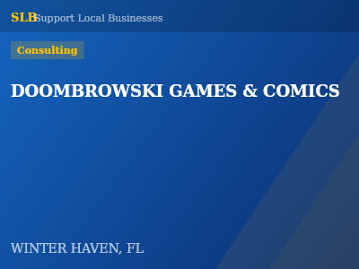 DOOMBROWSKI GAMES & COMICS — Consulting in WINTER HAVEN, FL