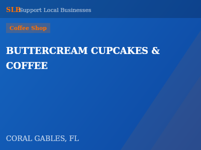 BUTTERCREAM CUPCAKES & COFFEE — Coffee Shop in CORAL GABLES, FL