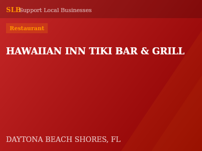 HAWAIIAN INN TIKI BAR & GRILL — Restaurant in DAYTONA BEACH SHORES, FL