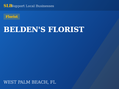 BELDEN'S FLORIST — Florist in WEST PALM BEACH, FL