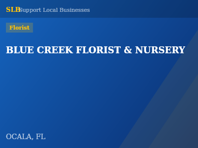 BLUE CREEK FLORIST & NURSERY — Florist in OCALA, FL