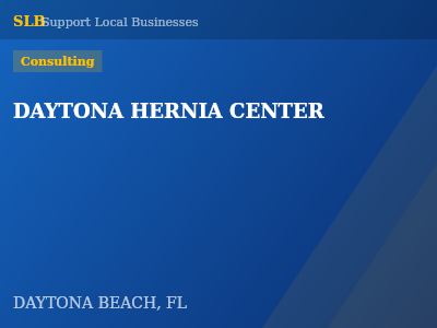 DAYTONA HERNIA CENTER — Consulting in DAYTONA BEACH, FL