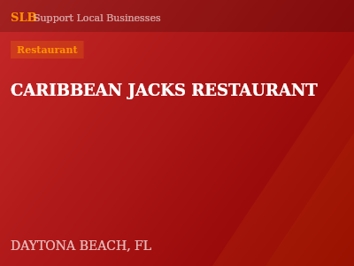 CARIBBEAN JACKS RESTAURANT — Restaurant in DAYTONA BEACH, FL