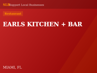 EARLS KITCHEN + BAR — Restaurant in MIAMI, FL